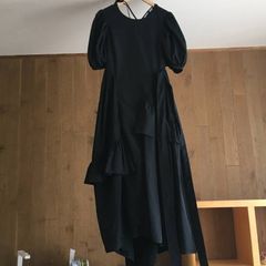 極美品 CECILIE BAHNSEN セシリー バンセン ワンピース UK10 US14 黒
