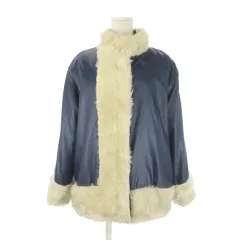 クリスチャンディオール Christian Dior SPORT ジャケット 上着 M 紺 ネイビー ファー付き 長袖 ハイネック /CK13 ■ECD005のサムネイル