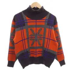 クリスチャンディオール Christian Dior SPORT 美品 ニット セーター ウール チェック柄 M マルチカラー OJ13630 /MG ■ECD005のサムネイル