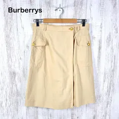 90s Burberrys ヴィンテージ バーバリーズ ホース金ボタン キュロットスカート ベージュのサムネイル