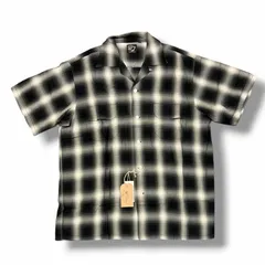 参考上代29700円 未使用 orSlow OMBRE CHECK SHORT SLEEVE SHIRT オンブレチェック半袖シャツ オアスロウ 01-8081-161 ブラック 3 （18065M）のサムネイル