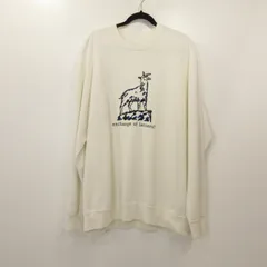 【姫路東店】 中古 BRU NA BOINNE | ブルーナボイン スウェット GOATスウェット 8306-4 ホワイト サイズ：XL 【99】のサムネイル