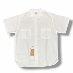 参考上代18700円 未使用 orSlow SHORT SLEEVE WHITE CHAMBRAY WORK SHIRT 半袖ワークシャツ オアスロウ 01-V8170-69 ホワイト 2 （18064M）のサムネイル
