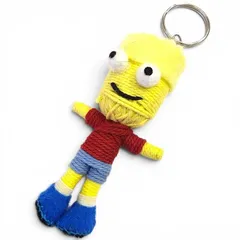 シンプソンズ　Simpsons　バート　キーホルダー　ブードゥー人形　魔除け　お守りのサムネイル