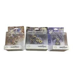 amiibo アミーボ MONSTER HUNTER RISE モンスターハンター ライズ 3点セット Nintendo SWITCH オトモアイルー オトモガルク マガイマガド CAPCONのサムネイル