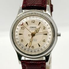 極美品/稼働】オリス ポインターデイト ビッグクラウン 7405 自動巻