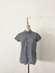 未使用】HARVESTY ハーベスティ カルメンキュロット グレー チェック