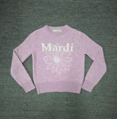 マルディメクルディ アクティフ モヘア ラベンダー ニットTシャツのサムネイル