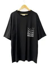タカヒロミヤシタザソロイスト TAKAHIRO MIYASHITA The Soloist. 21AW pocket tee ロゴ プリント ポケット 半袖 Tシャツ 0025AW21 44 黒ブラック ブランド古着ベクトル 中古260424のサムネイル
