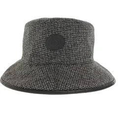 グッチ GUCCI GG チェック柄 リバーシブル バケット ハット 728837 黒 白 ブラック ホワイト ブランド古着ベクトル 中古☆AA★▲260126のサムネイル