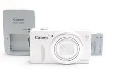 AB (良品) Canon キヤノン PowerShot SX600 HS ホワイト 初期不良返品無料 6-49のサムネイル