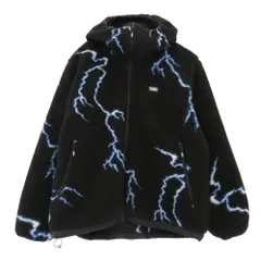 CHALLENGER チャレンジャー 25AW CLG-JK 025-12 THUNDERBOLT BOA HOODIE サンダーボルト ボア ジップアップ フーディー ジャケット ブラック系 M【中古】のサムネイル