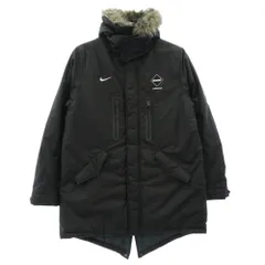 F.C.R.B. エフシーアールビー 789531-010 × NIKE STORM FIT BIG SWOOSH BENCH COAT ナイキ ストームフィット ビッグスウッシュ ロゴ 中綿 ベンチ コート ブラック系 M【中古】のサムネイル