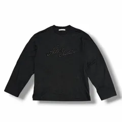 ACNE STUDIOS 25SS リラックスフィットロゴカットソー 長袖Tシャツ アクネストゥディオス FN-UX-TSHI000127 ブラック M （6301M）のサムネイル