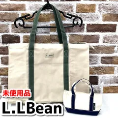 未使用品　L.LBean　エコ(トート）バック＆ハンドル付ポーチ　2点セット　NMT6-046-08のサムネイル