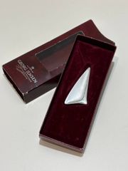 Georg Jensen silver brooch/corsage, triangular, 925s, 327