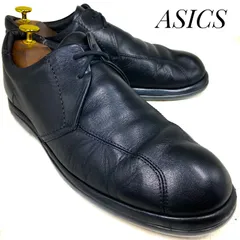 ASICS アシックス Pedala ペダラ ウォーキングシューズ WPT611 黒 ブラック 26cm EEE　革靴 ビジネスシューズ ドレス カジュアル 本革 本皮 メンズのサムネイル