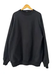 コモリ COMOLI 26SS コットン裏毛クルーネック スウェット トレーナー D01-05002 4 黒ブラック ブランド古着ベクトル 中古260403のサムネイル