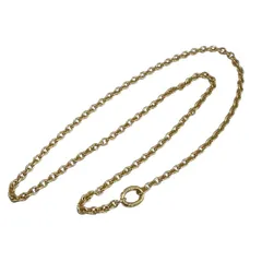 トムウッド TOMWOOD Ada Chain Slime Gold エイダ チェーン スリム ネックレス SILVER シルバー 925 20.5inch ゴールド ブランド古着ベクトル 中古▲■260304のサムネイル