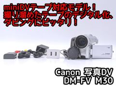 動作◎】キャノン miniDVカメラ デジタルビデオカメラ DM-FV M30