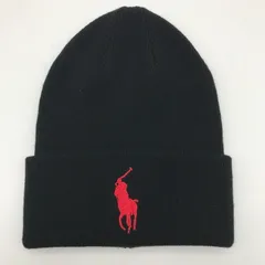【中古品】 ポロラルフローレン POLO RALPH LAUREN BIG PONY Cuff Hat　ニットキャップ 【185-260620-sy-06-otoh】のサムネイル