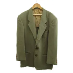 ジョルジオアルマーニ GIORGIO ARMANI テーラードジャケット 上着 ウール 36 カーキ ヘリンボーン 長袖 /PP ■GY50のサムネイル