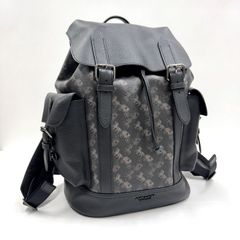 現行 未使用 COACH ヒッチバックパック マイクロシグネチャー柄 ジャ