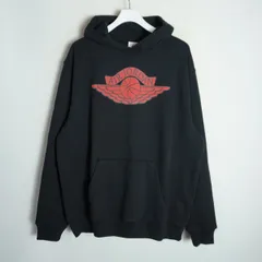 新品 26SS SAINT MICHAEL セントマイケル × JORDAN ジョーダン MJ SM FLC HOODIE スウェット フーディ パーカー FV4718-010 S 黒 3865Q♪のサムネイル