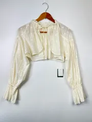 【中古美品】 FREAK'S STORE フリークスストア 22AW ローンフラワー刺繍シアーボレロ トップス 【178-260620-kk-25-hon】のサムネイル