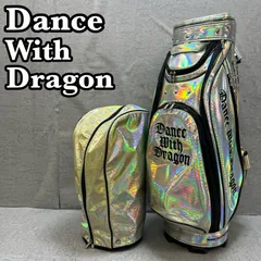 ダンスウィズドラゴン ゴルフ用 キャディバッグ カート式 8.5型 5分割 PUレザー バッグ DANCE WITH DRAGONのサムネイル