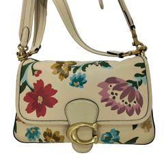 美品◎コーチ フローラル タビー 26 ショルダーバッグ フラワー 2way