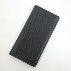 美品】 ルイヴィトン ポルトフォイユ ブラザ エピ ノワール ブラック
