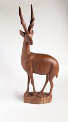 木彫り 人物像 オブジェ ニューカレドニア - メルカリ