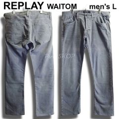 新品・ W31_L32・ イタリア発】Replay・ストレッチ グレージーンズ 