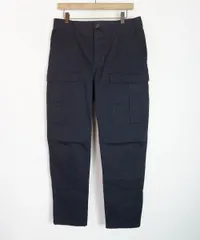 国内正規 美品 19SS BALENCIAGA バレンシアガ ストレッチ コットン カーゴ パンツ 557301 TDP09 デムナ ヴァザリア期 44 本物 紺3664Q♪のサムネイル