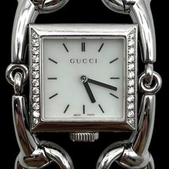 稼動】 GUCCI トルナヴォーニ 腕時計 118 レディース ダイヤモンド