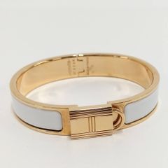 HERMES クリックカデナ PM ゴールド ホワイト - メルカリ