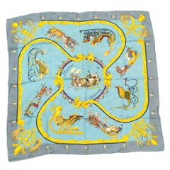 HERMES カレ90 Plumes et Grelots 羽根飾りと鈴 - メルカリ