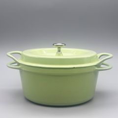 美品　ワイドオーブン　グリーン　アサヒ軽金属　ガラス蓋 アサヒ軽金属 ワイドオーブン ガラス蓋付き 2点セット ライトグリーン