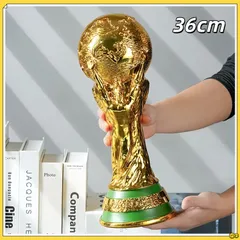 카타르 FIFA 월드컵 트로피 레플리카 36cm 풀 사이즈 모델 라이프 사이즈 챔피언십 트로피 월드컵 축구 일본 대표팀 지원