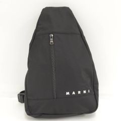 マルニ キッズライン バッグ 黒 ブラック ボディバッグ ショルダー
