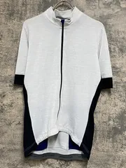 KF093 カフェドシクリステ CAFE DU CYCLISTE EGLANTINE Man 半袖 サイクルジャージ オフホワイト 黒 XLのサムネイル