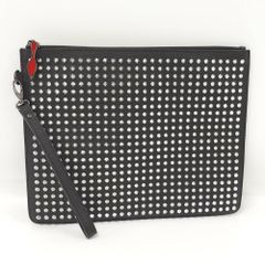 Christian Louboutin スタッズ クラッチバッグ - メルカリ