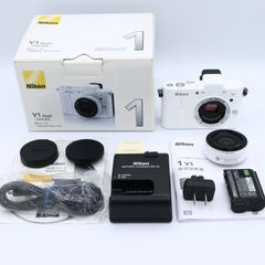 Nikon 1 V1 ホワイト ミラーレスカメラ 3レンズセット Nikon 1 V1 ホワイト ミラーレスカメラ 3レンズセット - メルカリ