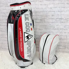 le coq sportif ルコックスポルティフ キャディバッグ ゴルフバッグ golf ホワイト 白のサムネイル