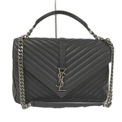 BOTTEGA VENETA ショルダーバッグ レザー ブラック - メルカリ
