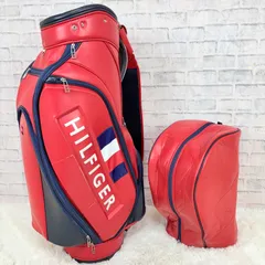 TOMMY HILFIGER トミー ヒルフィガー キャディバッグ ゴルフバッグ golf  赤 レッドのサムネイル