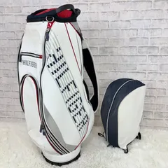 TOMMY HILFIGER トミー ヒルフィガー キャディバッグ ゴルフバッグ golf  ホワイト 白のサムネイル