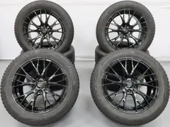 クラウン カムリ エスティマ 等に 4本 WedsSport SA-20R 17インチ 7.5J +45 5H 114.3 スタッドレス BRIDGESTONE BLIZZAK VRX2 215/55R17のサムネイル