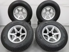 ランドクルーザー 80 ワイドボディ 等 4本 社外 16インチ 8J ±0 6H 139.7 スタッドレス ブリヂストン ブリザック DM-V3 2024年 275/70R16のサムネイル
